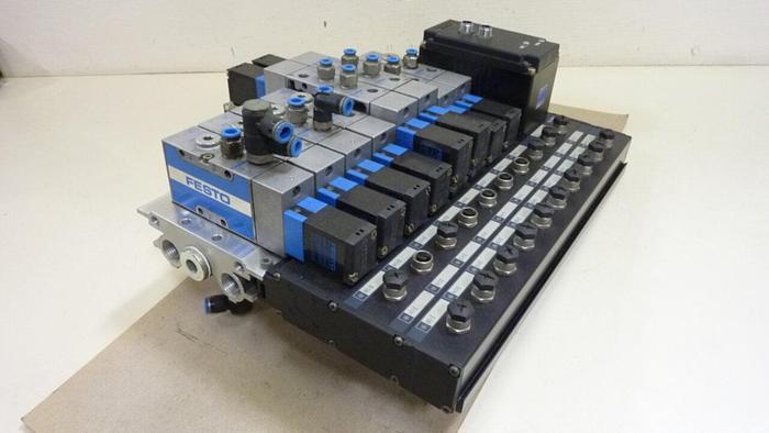 Used FESTO Control Block / Valve Terminal IFB8-02 #52728