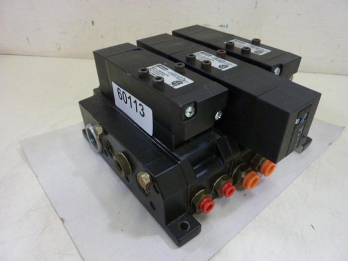 Used PARKER Control Block w/ Valves F55VXBG019A #60113