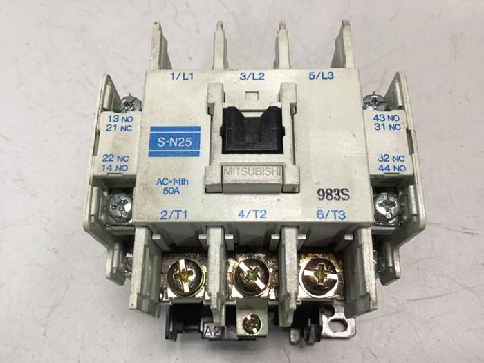 Used MITSUBISHI Magnetic Contactor S-N25 #133364