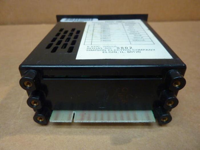 Used SIMPSON Digital Panel Meter 2866 #31777