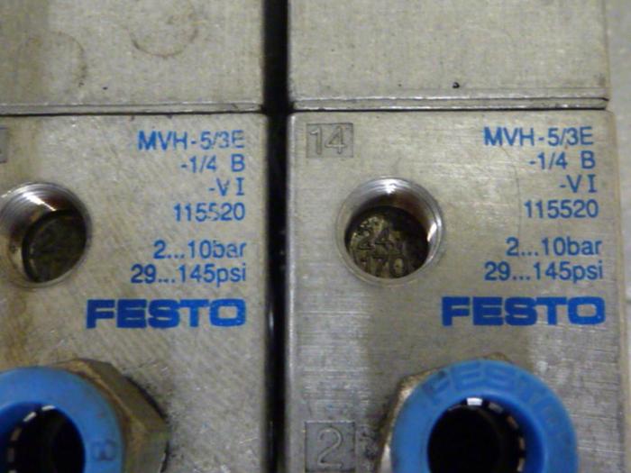 Used FESTO Control Block / Valve Terminal IFB8-02 #52704