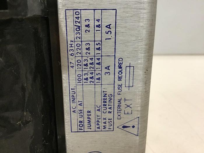 Used POWER-ONE Power Supply F5-25/OVP-A #144302