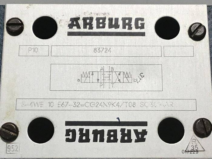 Used ARBURG Valve 54WE10E6732/CG24N9K4/T08 SO301AR Used