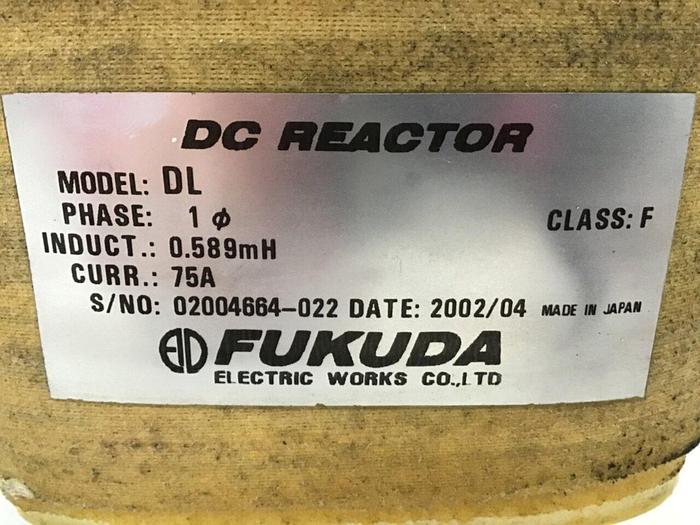Used FUKUDA DC Reactor DL / REACTOR #134427