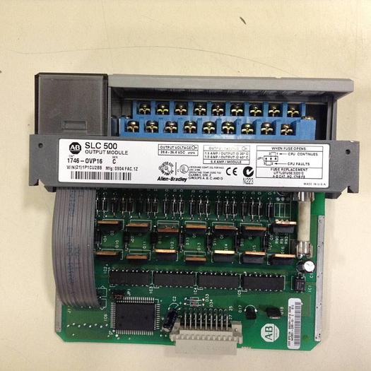 Used ALLEN BRADLEY Output Module 1746-OVP16 SER C #78582