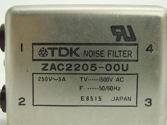 Used TDK Noise Filter ZAC2205-OOU #12258