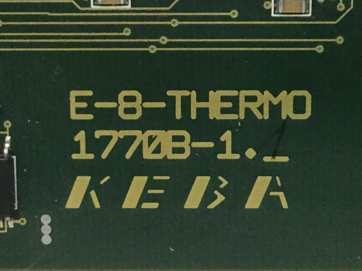Used KEBA / Engel Circuit Board E-8-THERMO 1770B-1 #101576