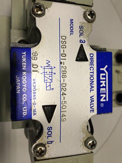 Used YUKEN Valve DSG-01-2B8-D24-50149 #144629