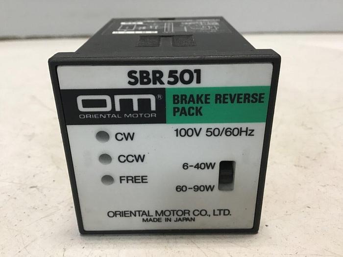 Used ORIENTAL MOTOR Speed Regulator SBR501 #129820