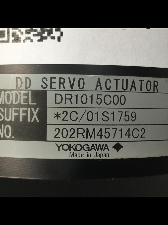 Used YOKOGAWA Servo Actuator DR1015C00-2C/01S1759 Used