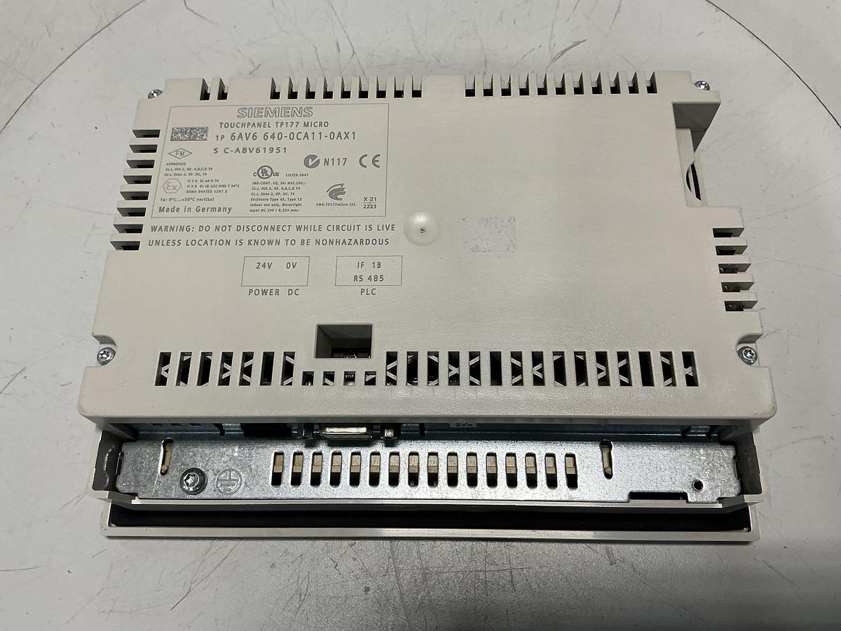 Used SIEMENS 6AV6 640-0CA11-0AX1