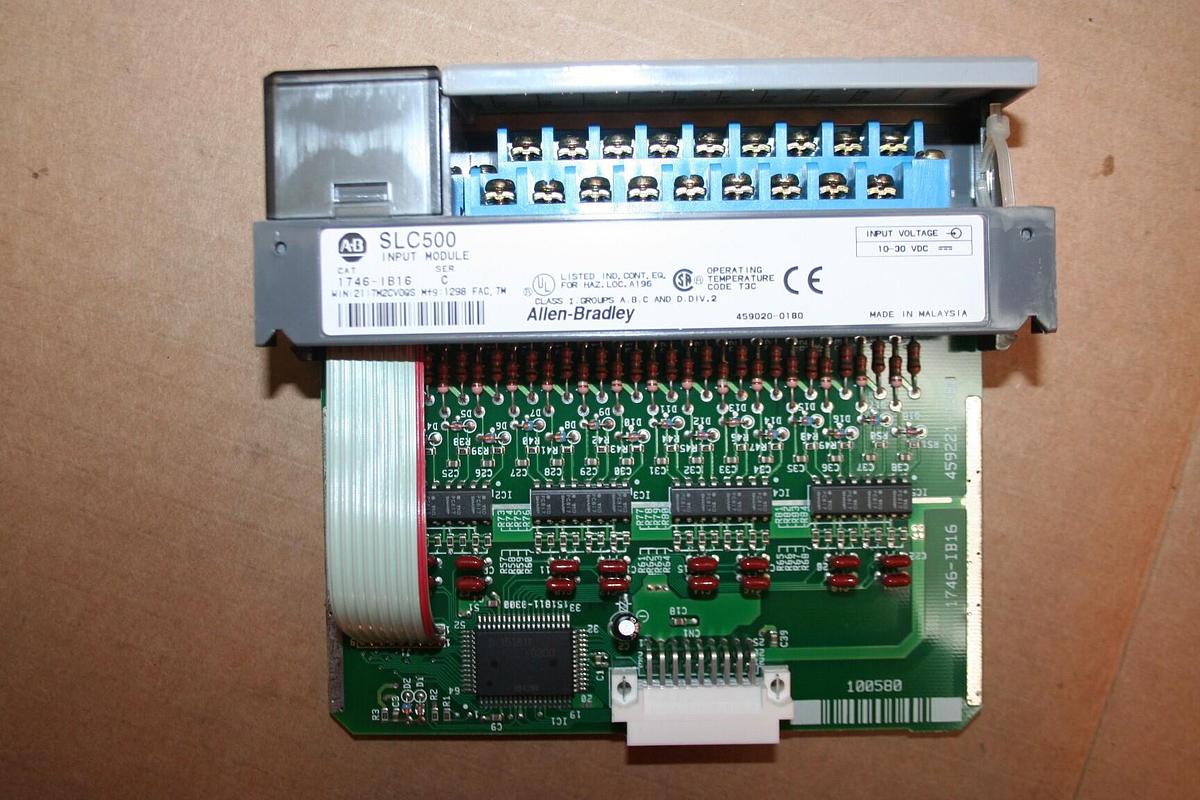 Used ALLEN BRADLEY Input Module 1746-IB16 SER C Used