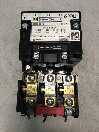 Used SQUARE D Starter 8536-SC03S #143631