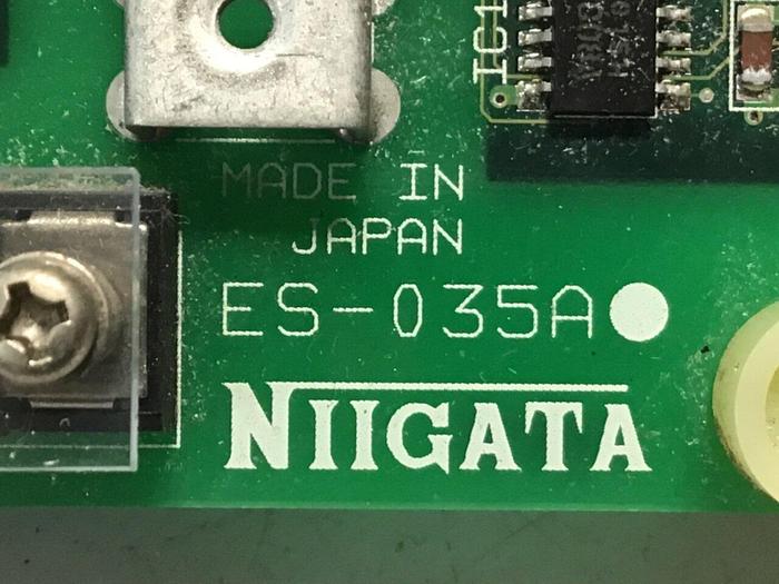 Used NIIGATA Circuit Board ES-035A #120042