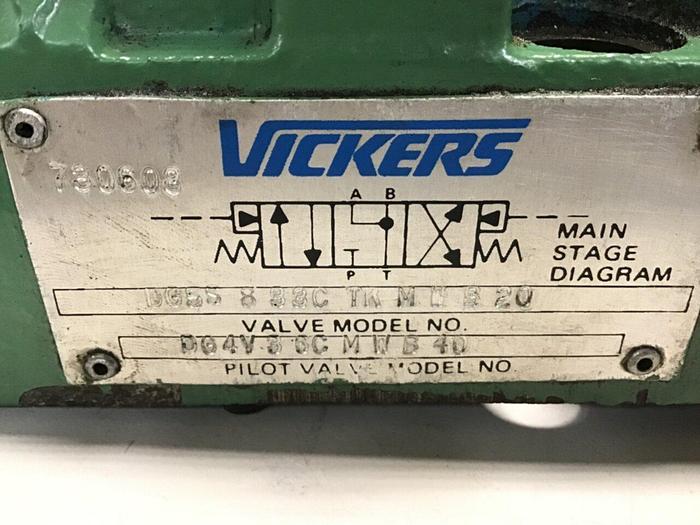 Used VICKERS Directional Control Valve DG4V-3-6C-M-W-B-40 #144656