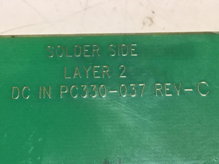 Used VAN DORN DC Input Board 330037 PC330-037 Used