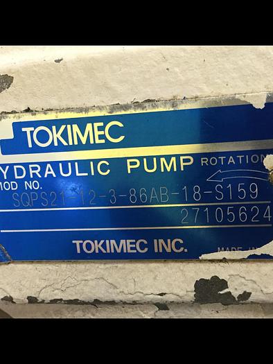 Used TOKIMEC Hydraulic Pump SQPS21-12-3-86AB-18-S159 #107207