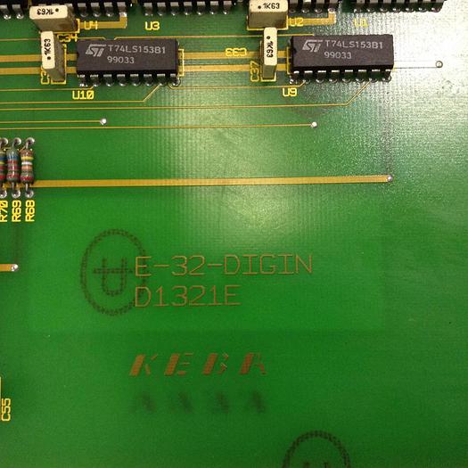 Used KEBA Engel Circuit Board E-32-DIGIN D1321E Used