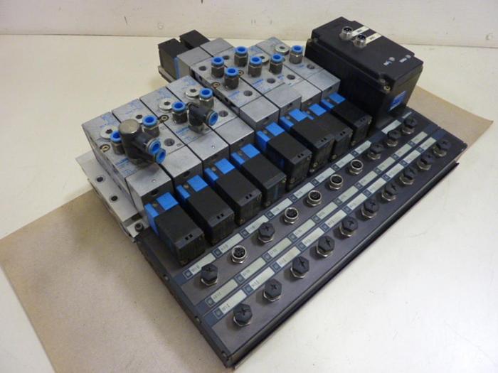 Used FESTO Control Block / Valve Terminal IFB8-02 #52861