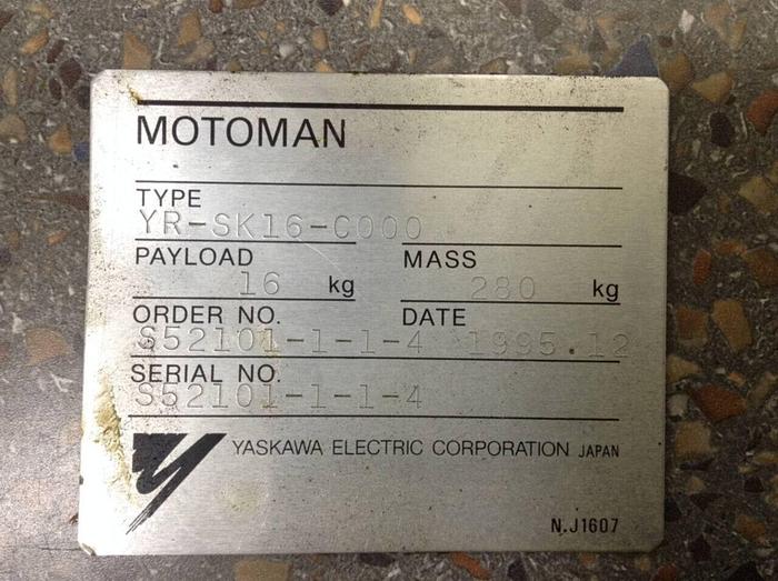 Used YASKAWA AC Servo Motor SGMP-15AWYR12 #82802