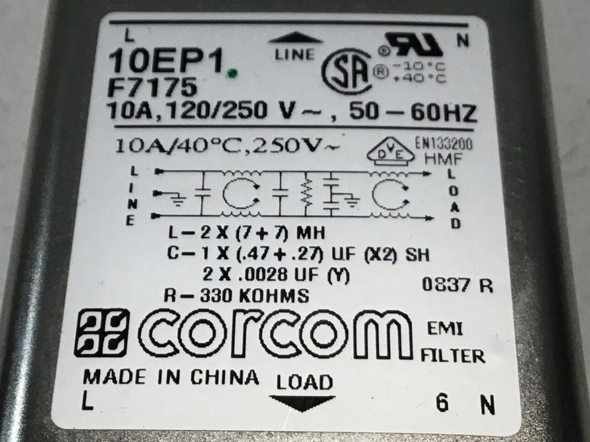 Used CORCOM EMI Filter 10EP1 Used
