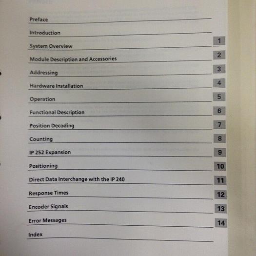 Used SIEMENS Manual 6ES5 998-0TB22 #70732