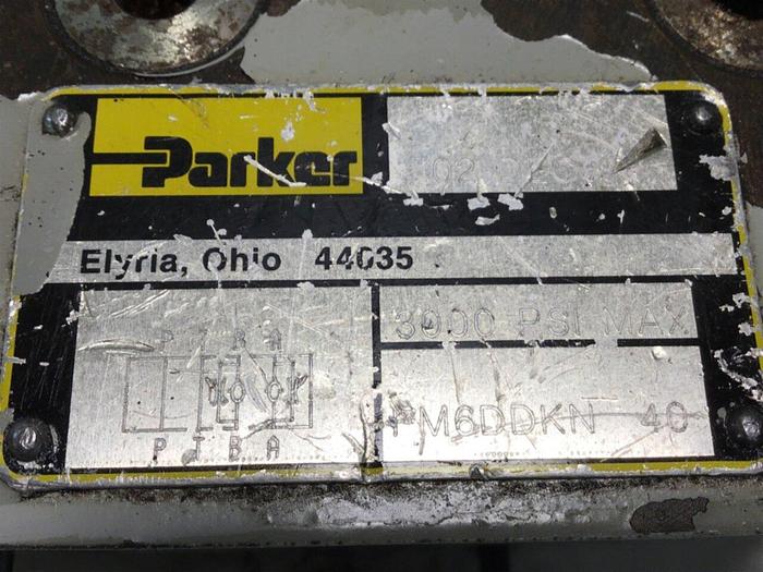 Used PARKER Hydraulic Flow Control Valve FM6DDKN 40 #140303