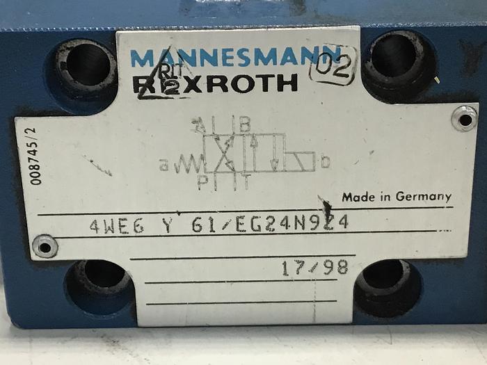 Used REXROTH Valve 4WE6Y61/EG24N9Z4