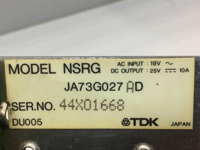 Used TDK Power Supply NSRG JA73G027 #98013