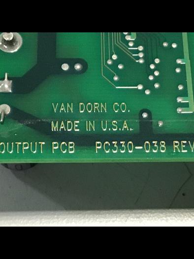 Used VAN DORN Pathfinder DC Output Board PC330-038