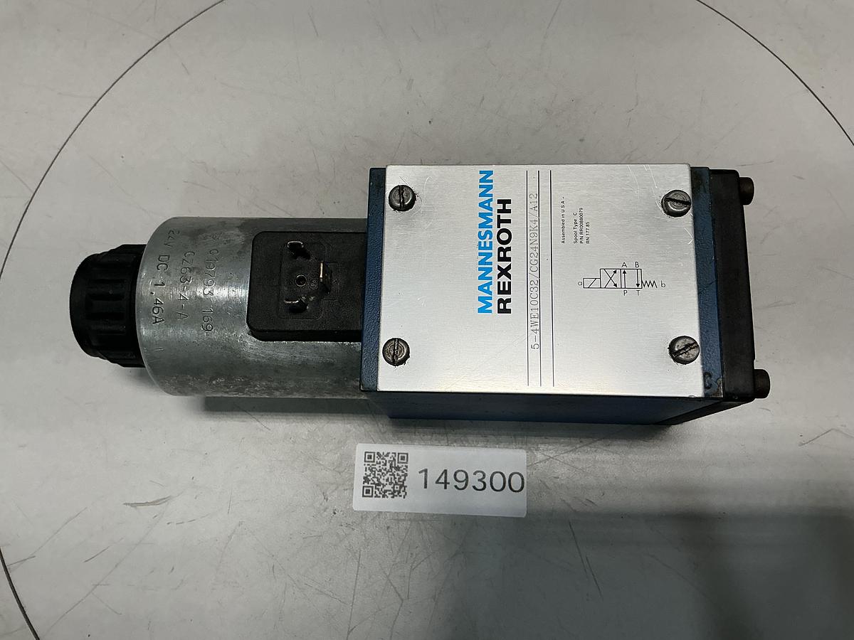 Used REXROTH 5-4WE10C32/CG24N9K4/A12