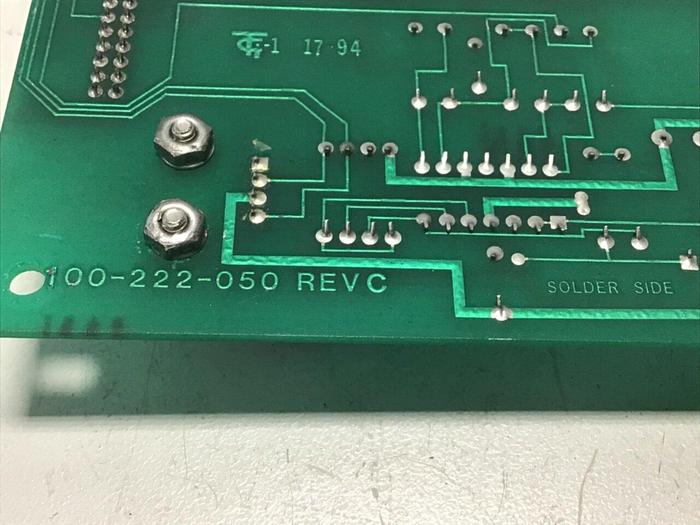 Used BRANSON ULTRASONICS CORP. Circuit Board 100-222-050 #113749