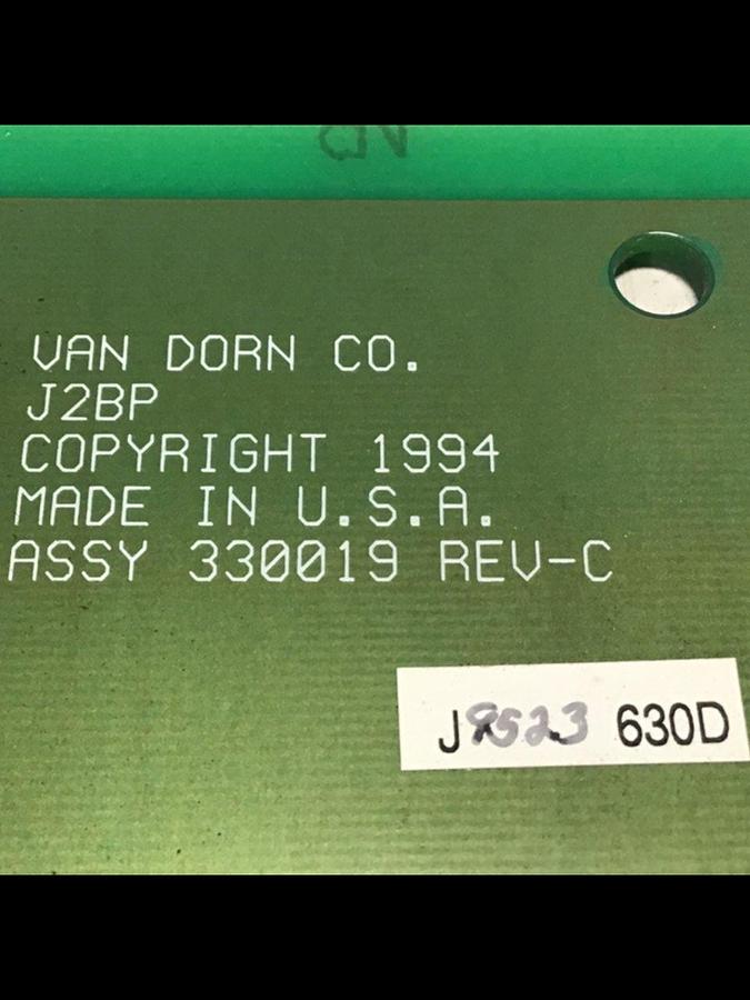 Used VAN DORN Circuit Board 330019 PC330-019 330-019 Used