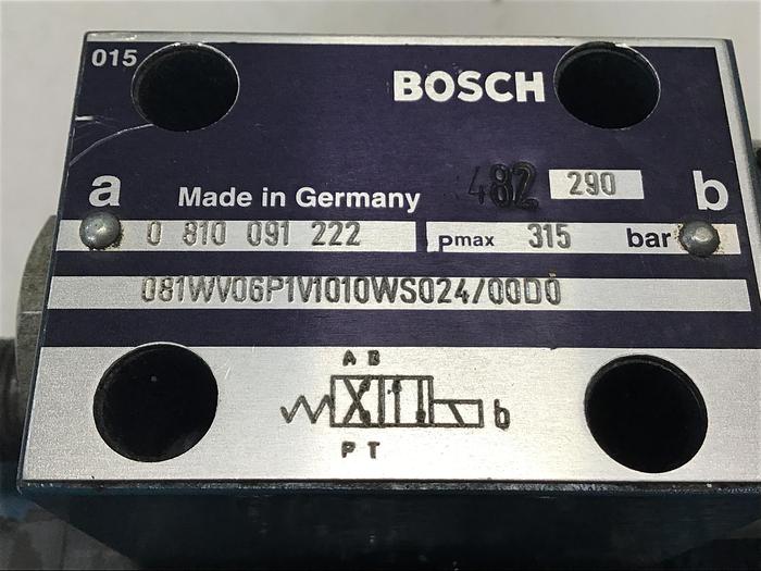 Used BOSCH Valve 0 810 091 222 Used #132301