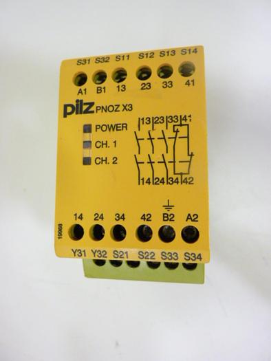 Used PILZ Relay PNOZX3 #45523