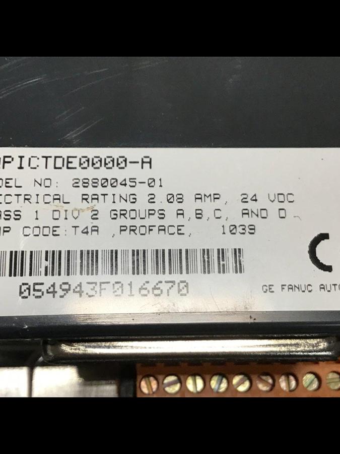 Used GE FANUC Quick Panel 2880045-01 USED