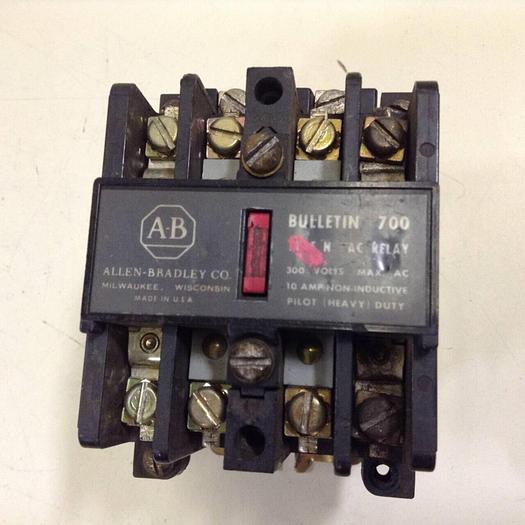 Used ALLEN BRADLEY AC Relay 700-N600A1 SER B Used