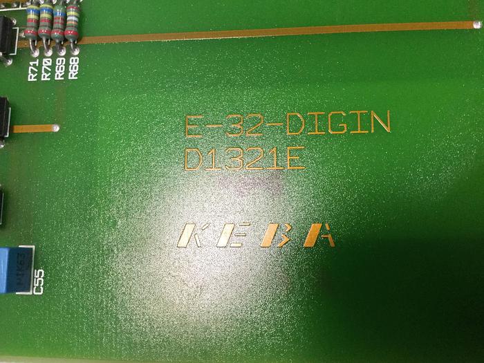 Used KEBA Engel Circuit Board E-32-DIGIN D1321E Used