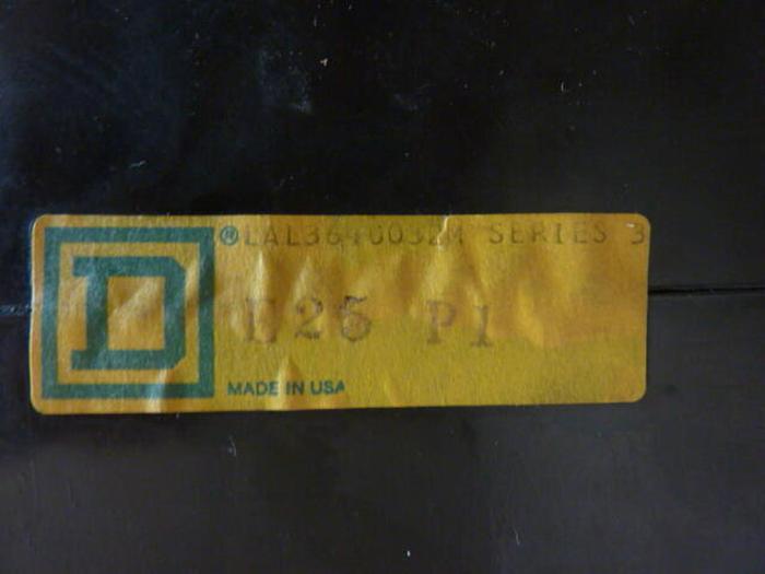 Used SQUARE D 400 Amp Circuit Breaker LAL3640032M #30192