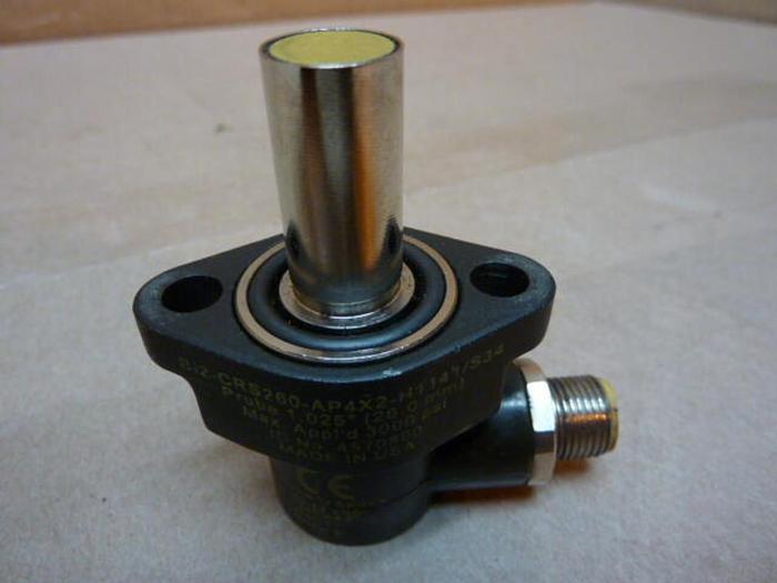 Used TURCK ELEKTRONIK Proximity Switch B12-CRS260-AP4X2-H1141/S34 #29346