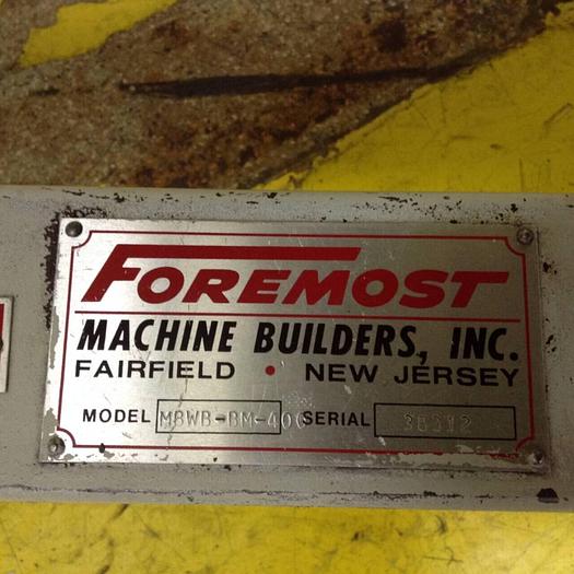 Used FOREMOST MACHINE Mini-Batch Weigh Blender MBWB-BM-400 Used