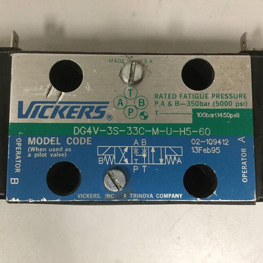 Used VICKERS Valve DG4V-3S-33C-M-U-H5-60 #90613