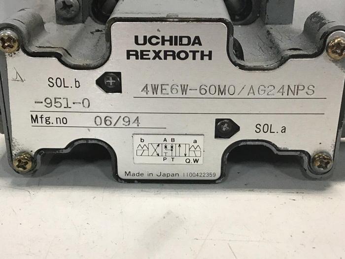 Used REXROTH Valve 4WE6W60M0/AG24NPS9510 #137530