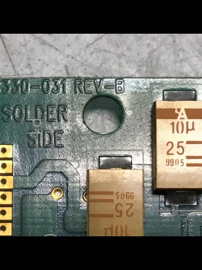 Used VAN DORN Sequencer Circuit Board PC330-029 330-029 #144363