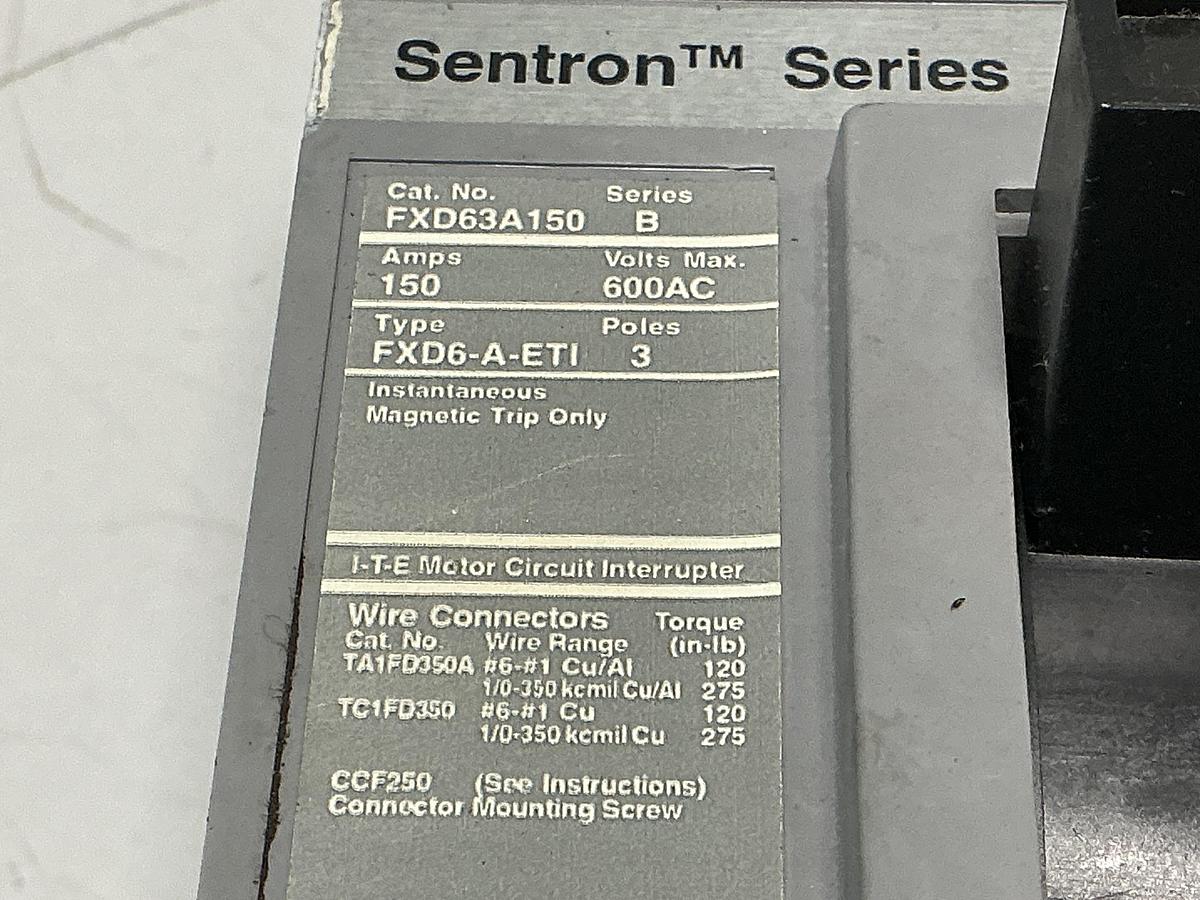 Used SIEMENS FXD63A150