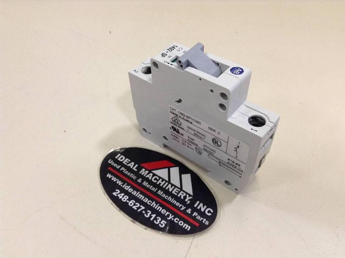 Used ALLEN BRADLEY 6 Amp Circuit Breaker 1492-SP1C060 SER C #75169