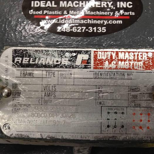 Used RELIANCE ELECTRIC Duty Master AC Motor 1MAF25837-G4-VM Used