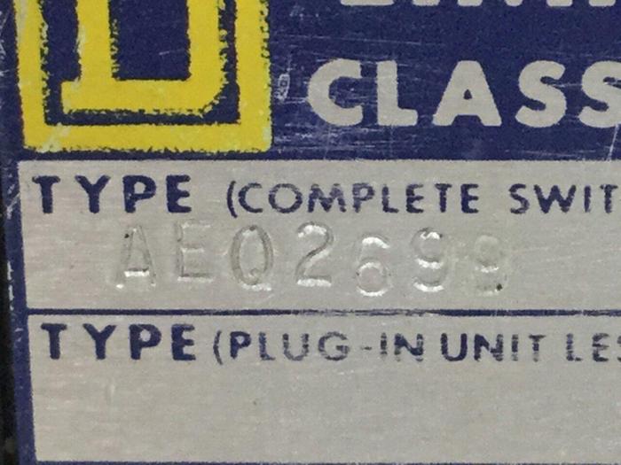 Used SQUARE D Limit Switch 9007-AEQ2699 Used