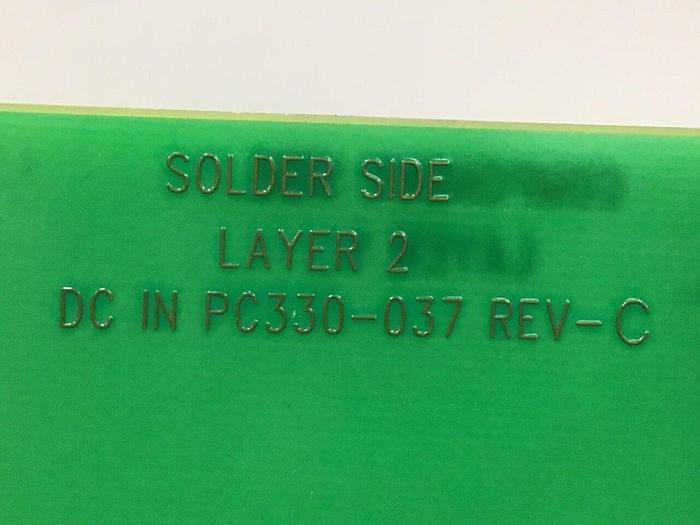 Used VAN DORN DC Input Board 330037 PC330-037 Used