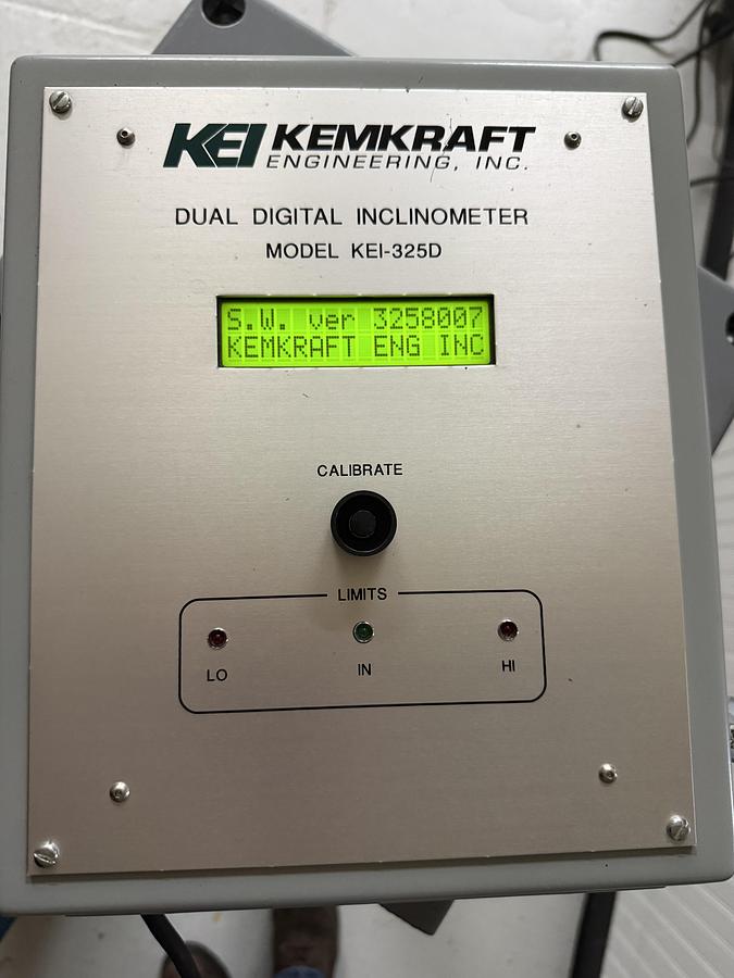 Used KEMKRAFT Dual Digital Inclinometer KEI-325D USED